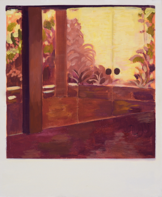glass door 2019 acr. s. tela 38 cm x 46 cm