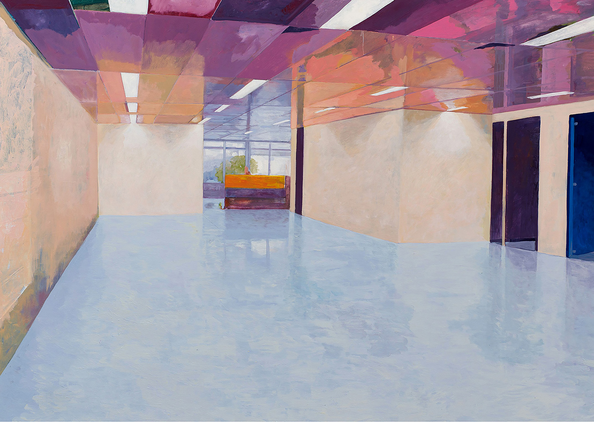 real estate (lojão) 2013 óleo s. tela 180 x 250 cm