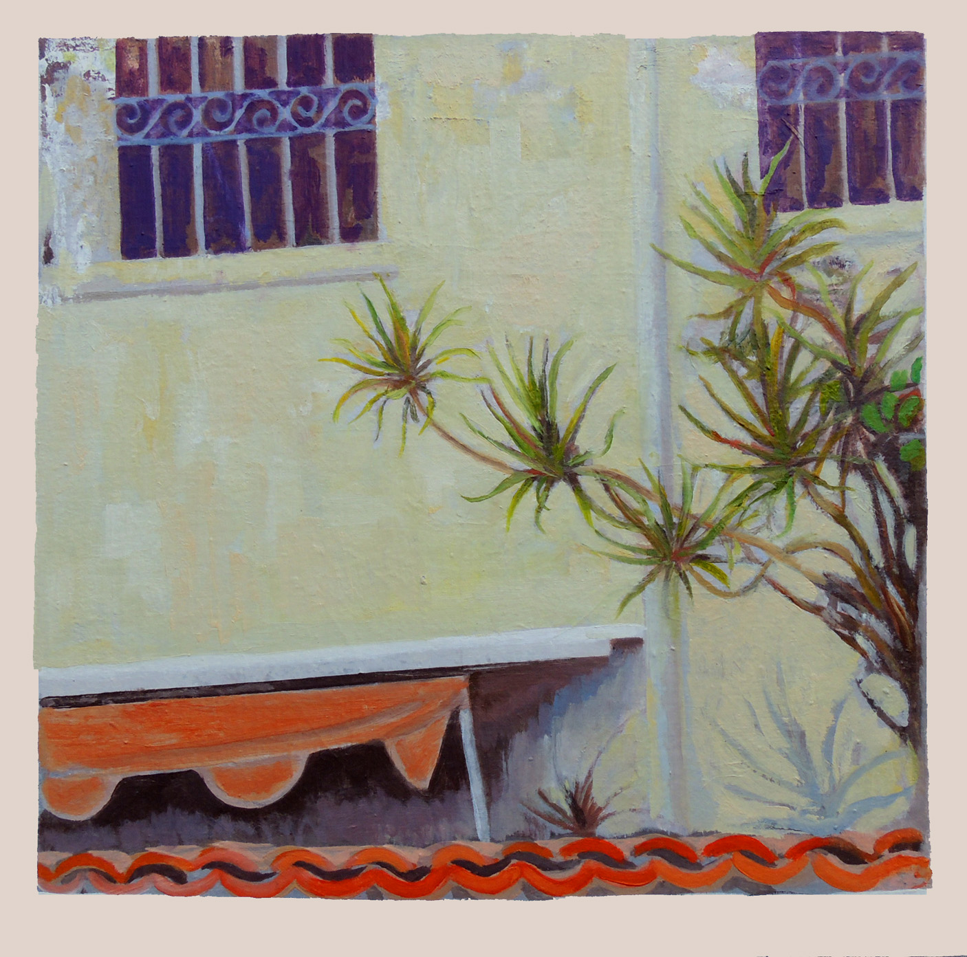 sem título 2014 óleo s tela 60 x 60 cm