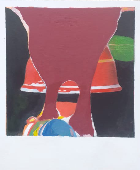 sem título (sino) 2020 acr. s. tela 38 cm x 46 cm