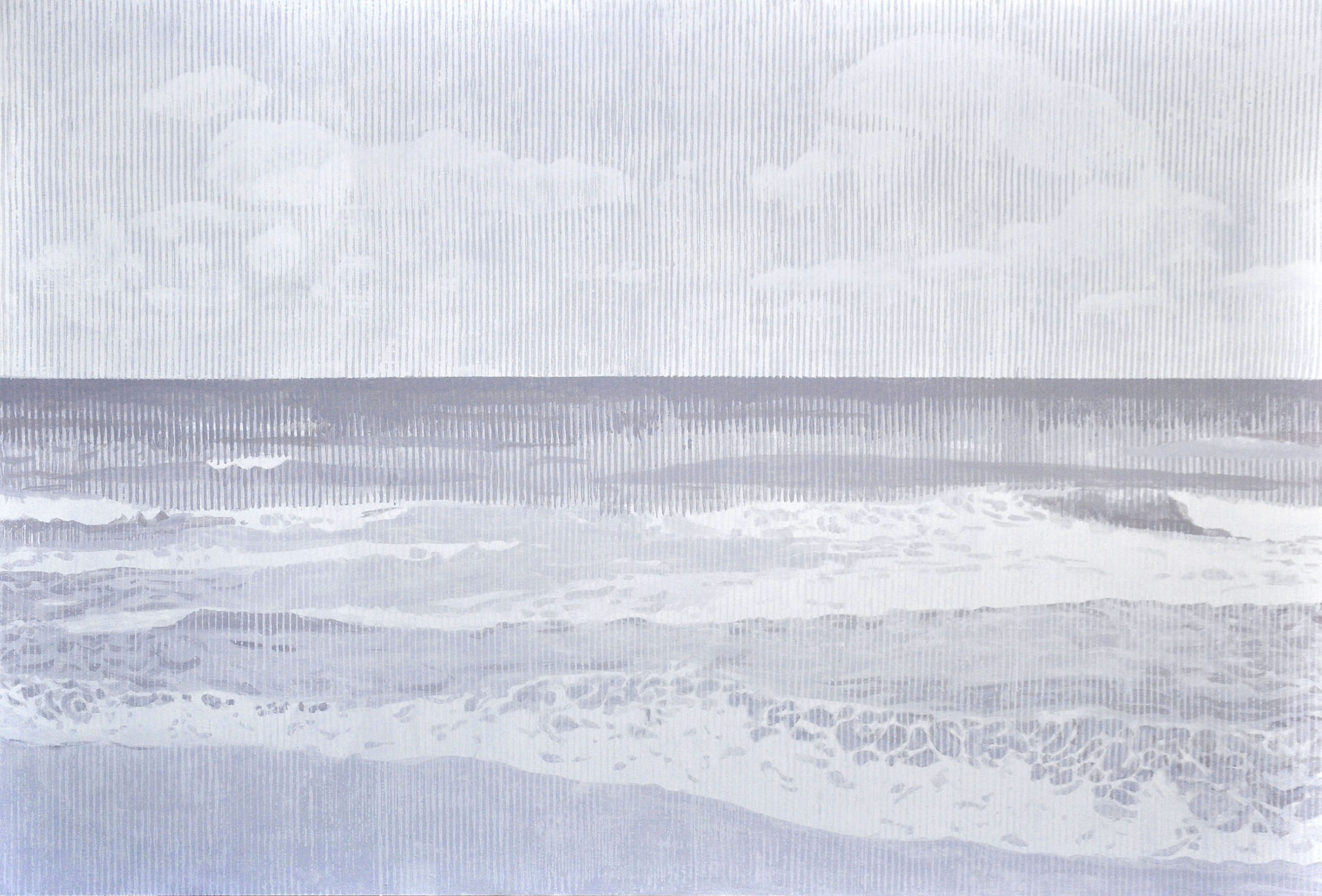 vista para o mar 2013 acr. s. tela 150 x 220 cm